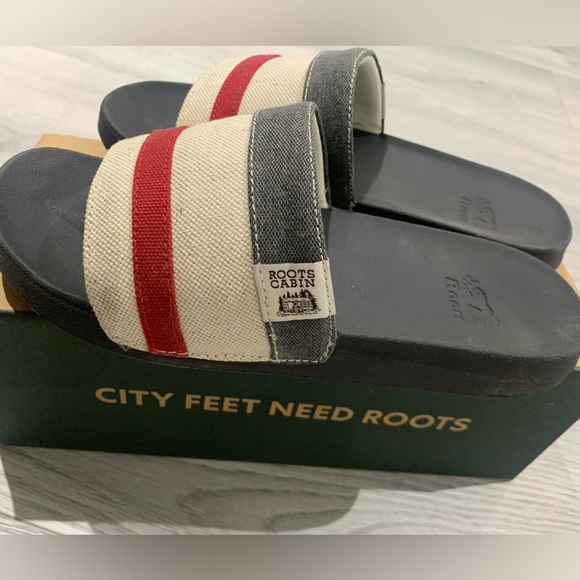 Roots Men Long Point Cabin Slide - Size 8 - Picture 3 of 6